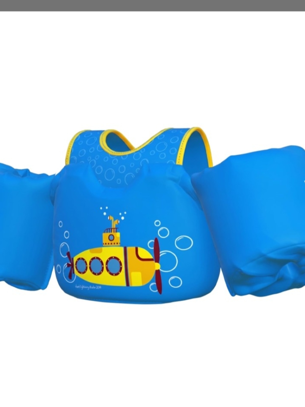 Dark Lightning Toddler Swim Vest for Kids Ages 2-7, Kids Floaties with Arm Wings